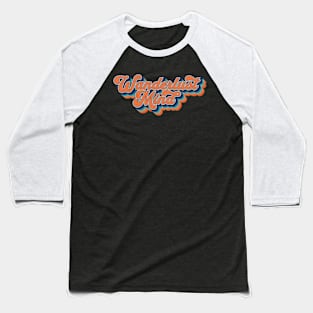 Wanderlust Mind Retro Vintage Aesthetic Design Baseball T-Shirt